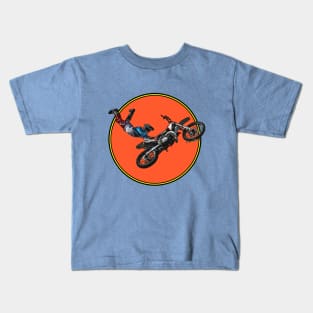 Moto Mad Man Fly Kids T-Shirt